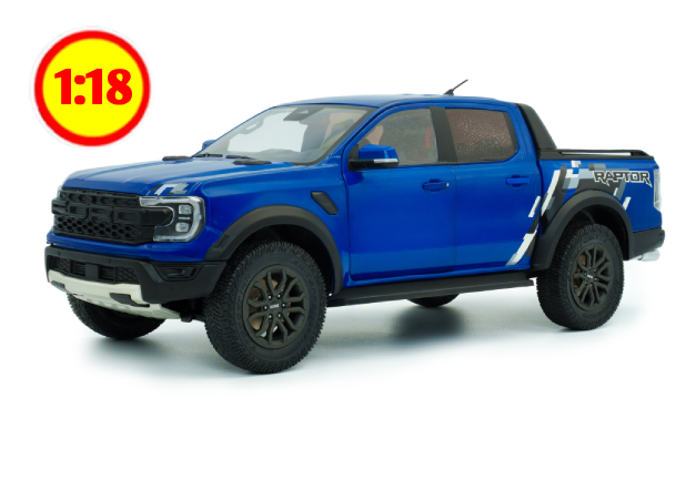 Ford Ranger Raptor BL Rayo azul 2024 1/18