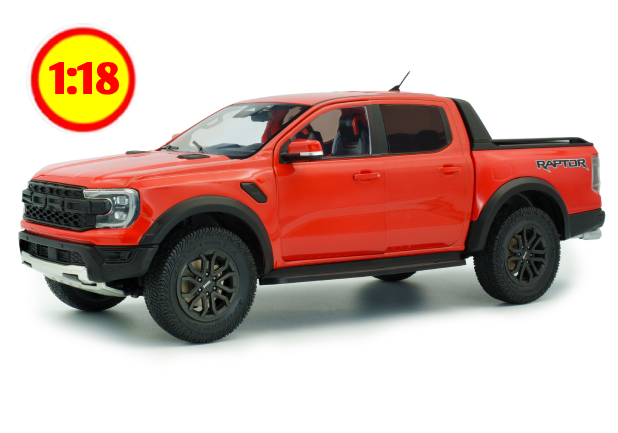 FORD RANGER RAPTOR BL NARANJA 2024 1/18