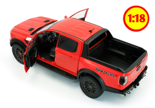 FORD RANGER RAPTOR BL NARANJA 2024 1/18 — foto 3