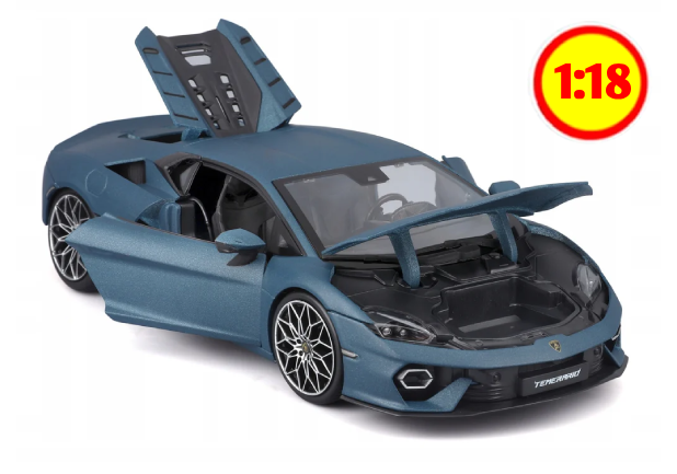 LAMBORGHINI TEMERARIO 2024 AZUL MATE 1/18 — foto 3