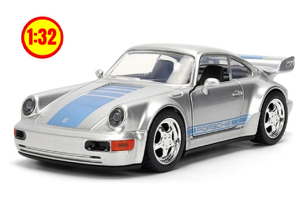 JADA TRANSFORMERS PORSCHE 911 CARREREA RS 3.8 MIRAGE 1/32 PLATA