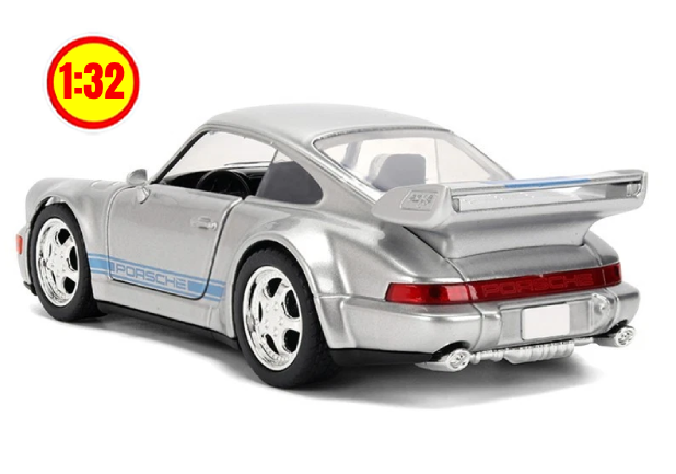JADA TRANSFORMERS PORSCHE 911 CARREREA RS 3.8 MIRAGE 1/32 PLATA — foto 2