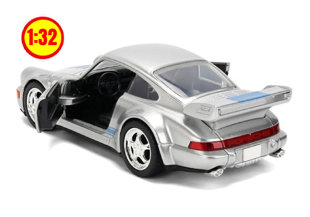 JADA TRANSFORMERS PORSCHE 911 CARREREA RS 3.8 MIRAGE 1/32 PLATA — foto 3