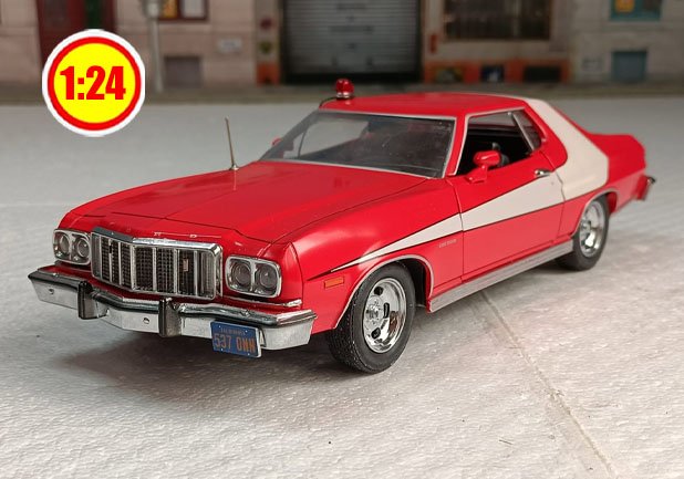 FORD GRAN TORINO 1976 STARSKY AND HUTCH 1/24