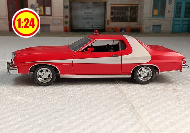 FORD GRAN TORINO 1976 STARSKY AND HUTCH 1/24 — foto 3