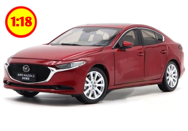 MAZDA 3 AXELA ROJO RED SOUL 2019 1/18