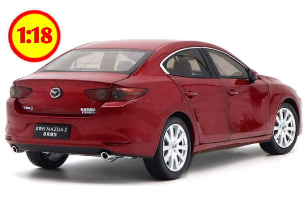 MAZDA 3 AXELA ROJO RED SOUL 2019 1/18 — foto 2