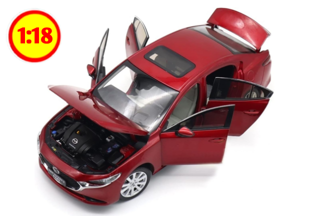 MAZDA 3 AXELA ROJO RED SOUL 2019 1/18 — foto 3