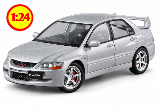 MITSUBISHI LANCER EVO 9 SILVER 1/24