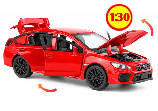 SUBARU WRX STI  RED 1/30 — foto 3