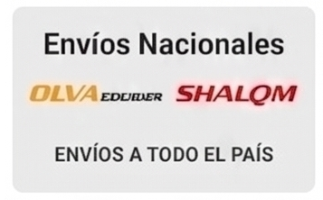 Envíos a todo el país vía Olva y Shalom